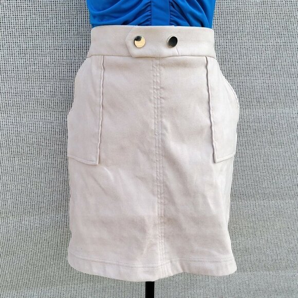 INC Mini Faux-Suede Mid-Rise. Size Medium. - Picture 8 of 12